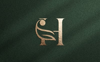 Beleza Cosmética Spa Massagem Casamento Logo H
