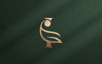 Logotipo de boda de masaje de spa de belleza cosmética I
