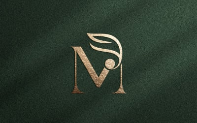 Cosmetic Beauty Spa Massage Wedding Logo M