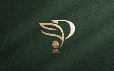 Kosmetisches Schönheits-Spa-Massage-Hochzeits-Logo P