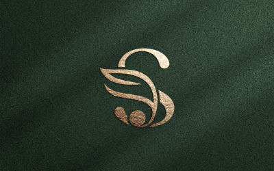 Kosmetisches Schönheits-Spa-Massage-Hochzeits-Logo S