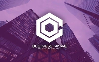 Design professionale del logo della lettera CO per la tua azienda - Identità del marchio