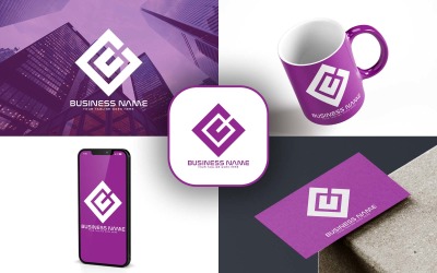 Design profissional de logotipo de carta CC para sua empresa - identidade de marca
