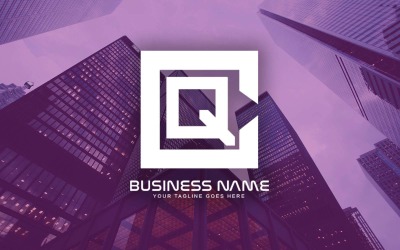 NOUVELLE création de logo de lettre CQ professionnelle pour votre entreprise - Identité de marque