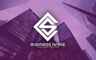 Professional CS Letter Logo Design per il tuo business - Identità del marchio