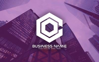 Professionell CO Letter-logotypdesign för ditt företag - varumärkesidentitet