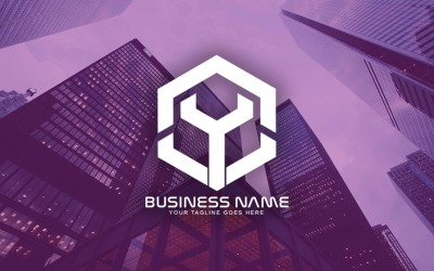 Professionell CY Letter Logo Design för ditt företag - varumärkesidentitet