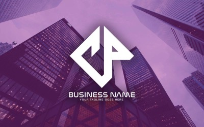 Professionelles CP Letter Logo Design für Ihr Unternehmen - Markenidentität