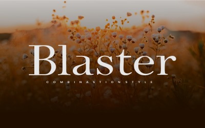 Blaster - Serif Modern Font