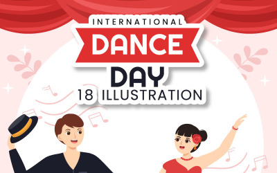18 Ilustración del Día Internacional de la Danza