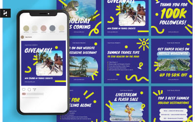 Post Instagram di viaggio creativo della Marina