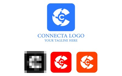 Logo Connecta - Logo litery C