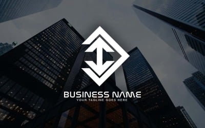 Design professionale del logo della lettera DI per la tua attività - Identità del marchio