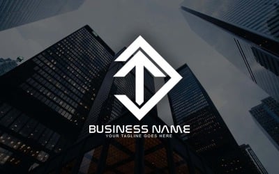 Design professionale del logo della lettera DT per il tuo business - Identità del marchio