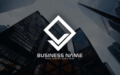 Diseño de logotipo de carta DL profesional para su negocio - Identidad de marca
