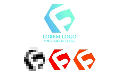 Lorem 标志 - 字母 F 标志