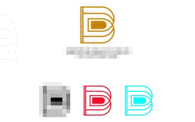 Monogram Logosu - B Harfi Logosu