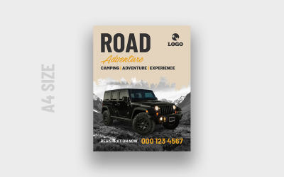 Off-road szórólap sablon v5