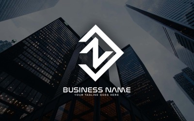 Professioneel DZ Letter Logo-ontwerp voor uw bedrijf - merkidentiteit
