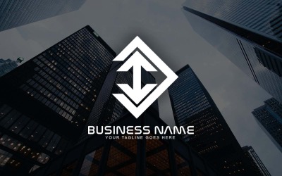 Professionelles DI-Buchstaben-Logo-Design für Ihr Unternehmen - Markenidentität