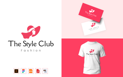 The Style Club - Logotipo y plantilla de marca