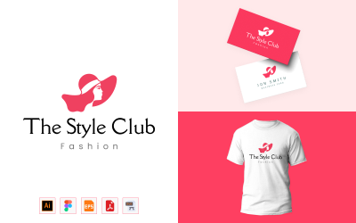 The Style Club - Шаблон логотипа и брендинга