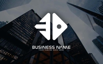 Design professionale del logo della lettera EO per il tuo business - Identità del marchio