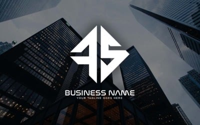 Design professionale del logo della lettera FS per il tuo business - Identità del marchio