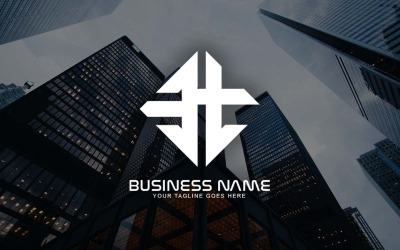 Diseño de logotipo de letra ET profesional para su negocio - Identidad de marca