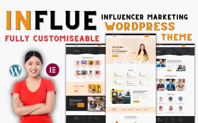 Influe - Een premium WordPress-thema voor Influence Marketing - SEO &amp;amp; Digital Agency