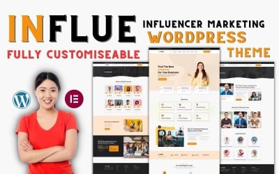 Influe — motyw WordPress premium do marketingu wpływowego — SEO i agencja cyfrowa