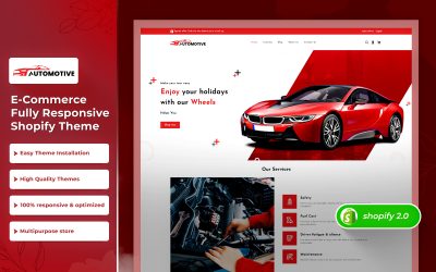 Motoryzacja-samochód Uniwersalne części i akcesoria samochodowe premium Motyw Shopify 2.0