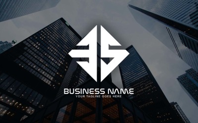 Професійний дизайн логотипу ES Letter для вашого бізнесу - ідентифікація бренду