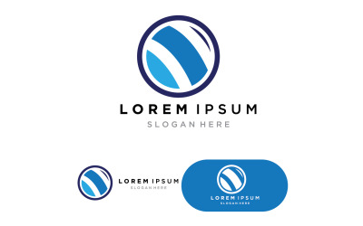 İşletme finansı ve Pazarlama logosu Vector illustration2