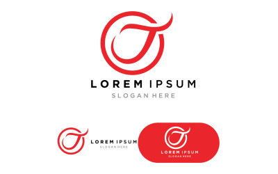 T logo icon design element v2