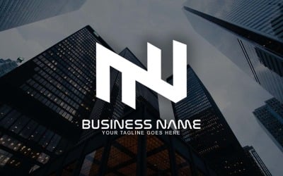 Design professionale del logo della lettera FN per il tuo business - Identità del marchio
