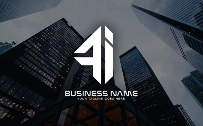 Profesjonalny projekt logo listu FI dla Twojej firmy - tożsamość marki