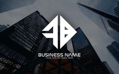 Professional FB Letter Logo Design For Your Business - Brand Identity