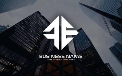 Professionelles FE-Brief-Logo-Design für Ihr Unternehmen - Markenidentität