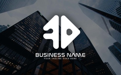 专业的 FO 字母标志设计为您的企业-品牌标识