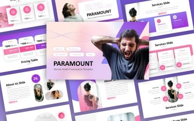 Paramount - Mehrzweck-PowerPoint-Vorlage für psychische Gesundheit