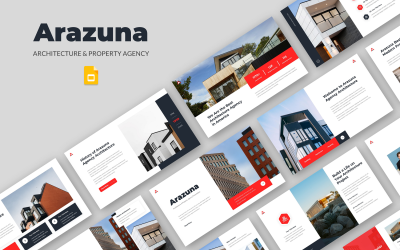 Arazuna Architecture &amp;amp; Property Agency Google Slide Template