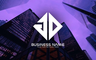 Design profissional de logotipo de letra GD para sua empresa - identidade de marca