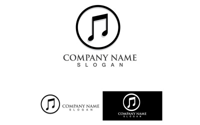 Music player note Icon Vector illustration v2