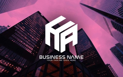 Professionelles HA-Buchstaben-Logo-Design für Ihr Unternehmen - Markenidentität