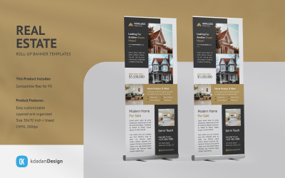 Real Estate Roll Up Banner Vol 18