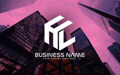 Design professionale del logo della lettera HL per il tuo business - Identità del marchio
