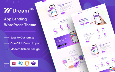 DreamHub – aplikace a software téma WordPress