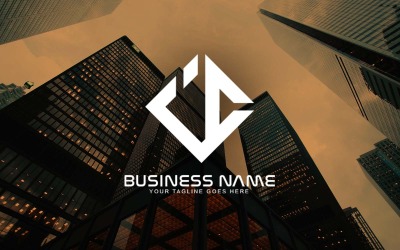 Professioneel IC-letterlogo-ontwerp voor uw bedrijf - merkidentiteit
