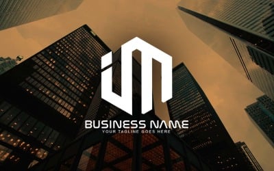 Professioneel IM-letterlogo-ontwerp voor uw bedrijf - merkidentiteit
